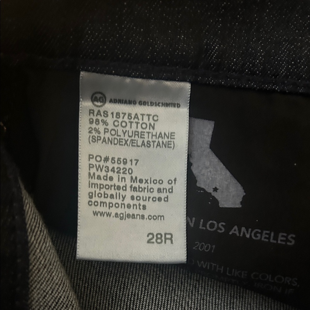 AG Mari High Rise Slim Straight Jeans - Picture 3 of 3